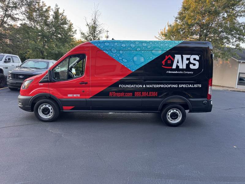 Full wrap, high-roof cargo van