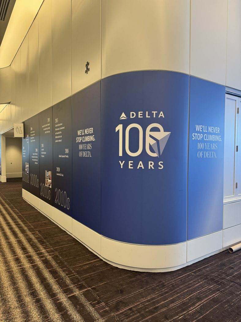 Curved wall wrap, corporate headquarters