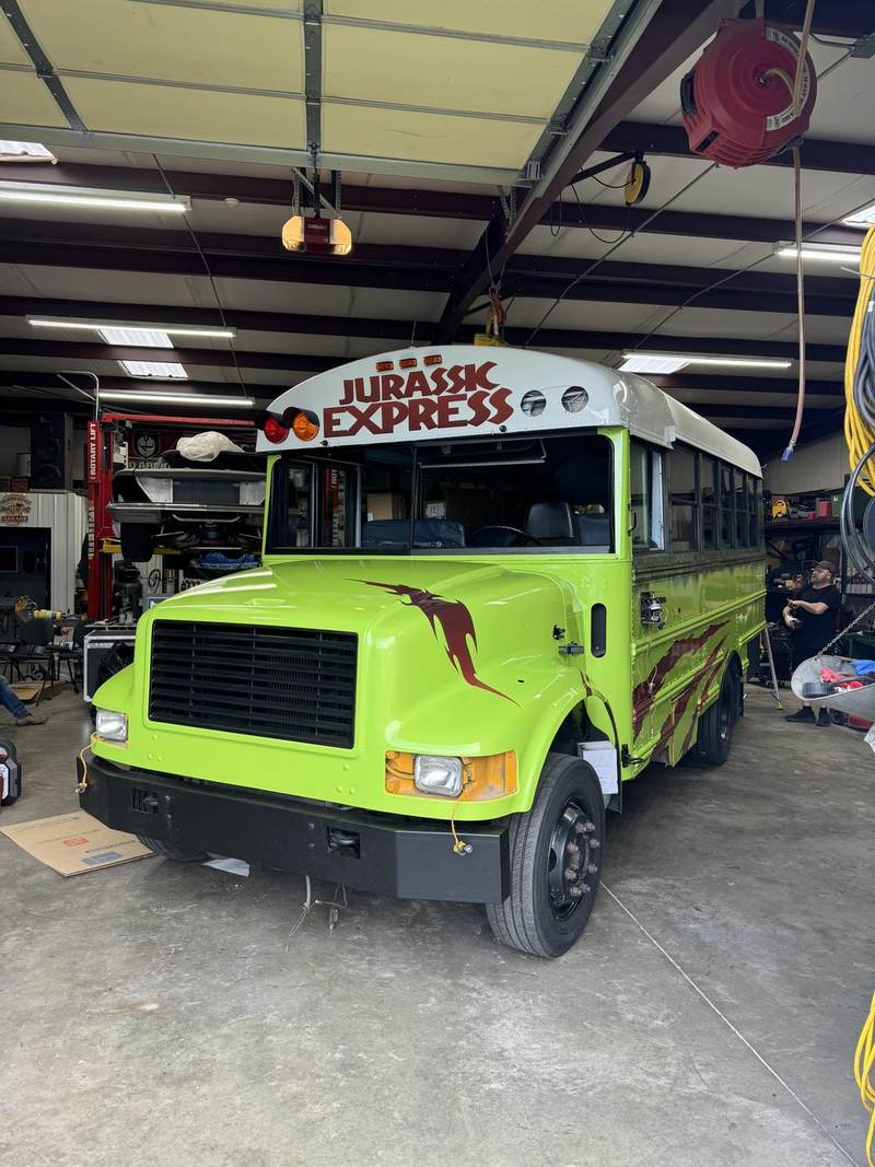 Custom full wrap, activity bus