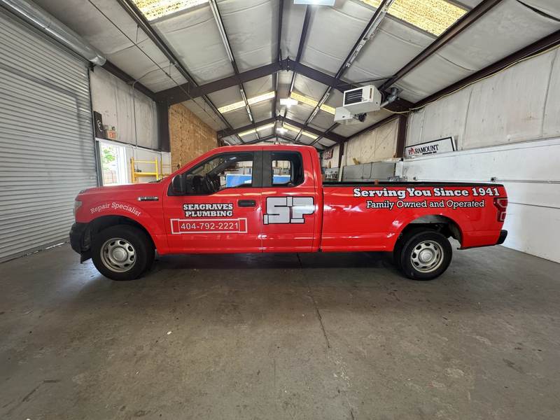 Door and bed graphics, work pickup
