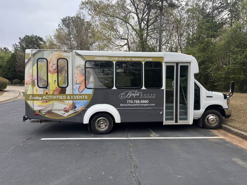 Partial wrap, passenger shuttle